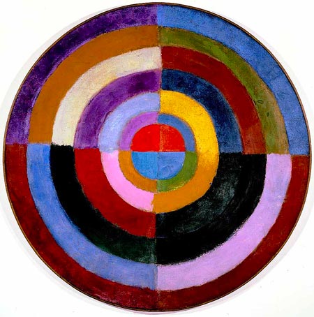 Robert Delaunay's painting-  Le Premier Disque, 
