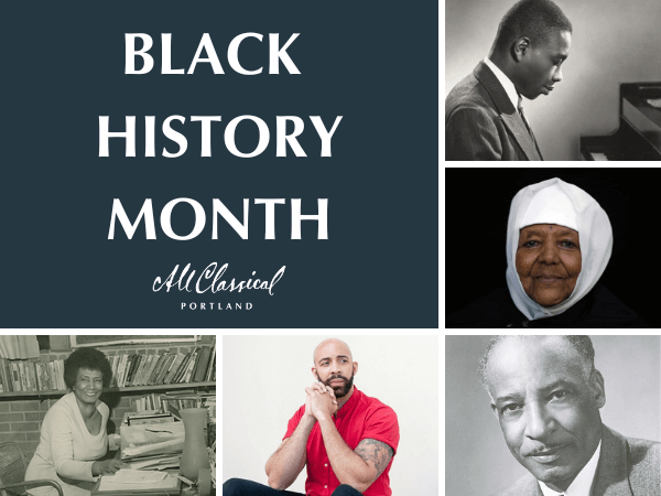 Black History Month composer collage